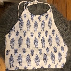 Backless Halter Top